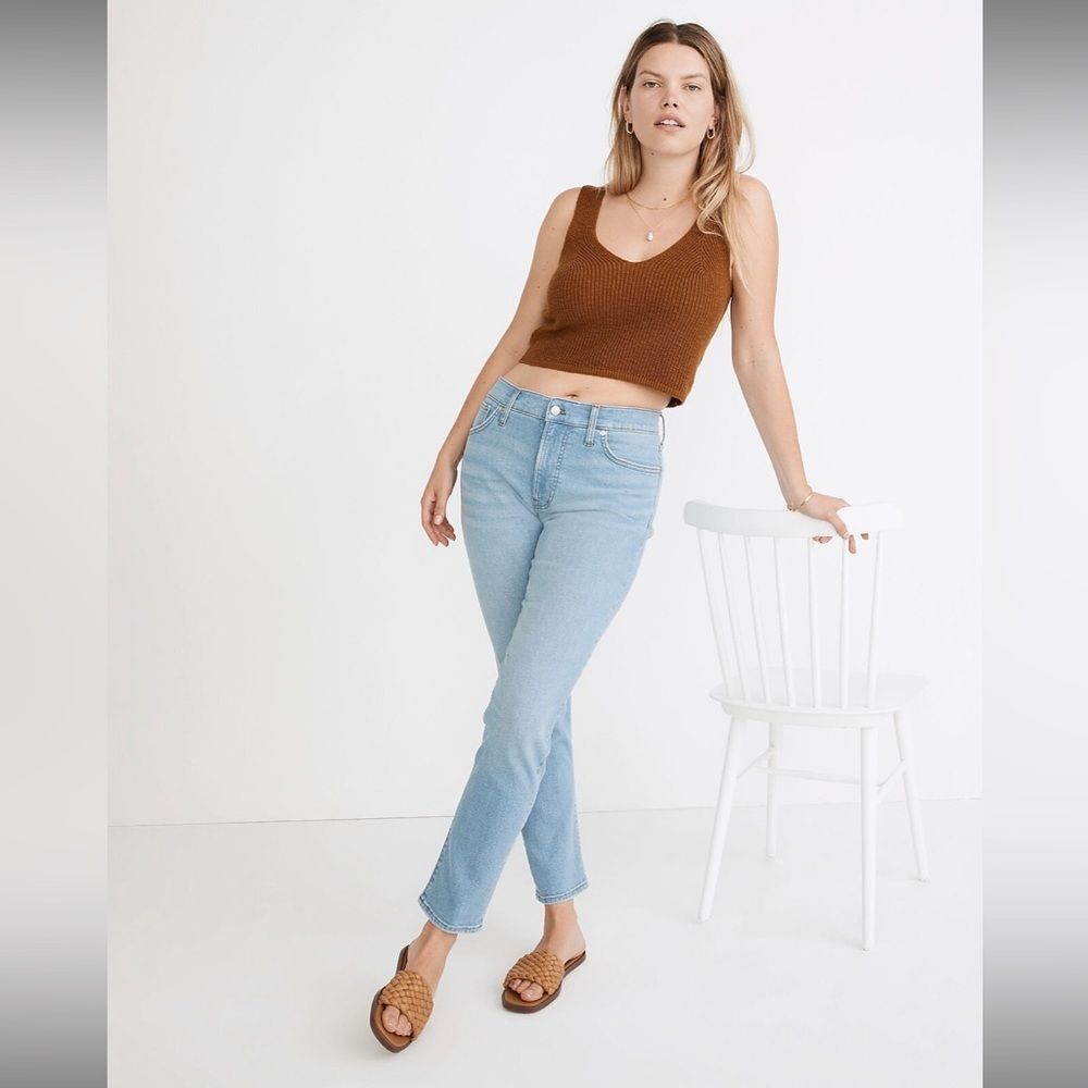 NWT Madewell Midrise The Perfect Vintage Jean in Alderton Wash